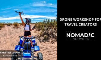 drone workshop for travel creators